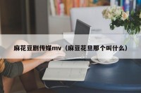 麻花豆剧传媒mv（麻豆花旦那个叫什么）